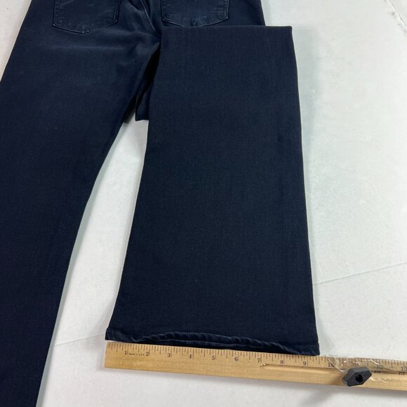 Adriano Goldschmid Jean Womens 30x33* Angel Boot Cut Low Rise Blue Denim Tag 29R - Picture 11 of 16